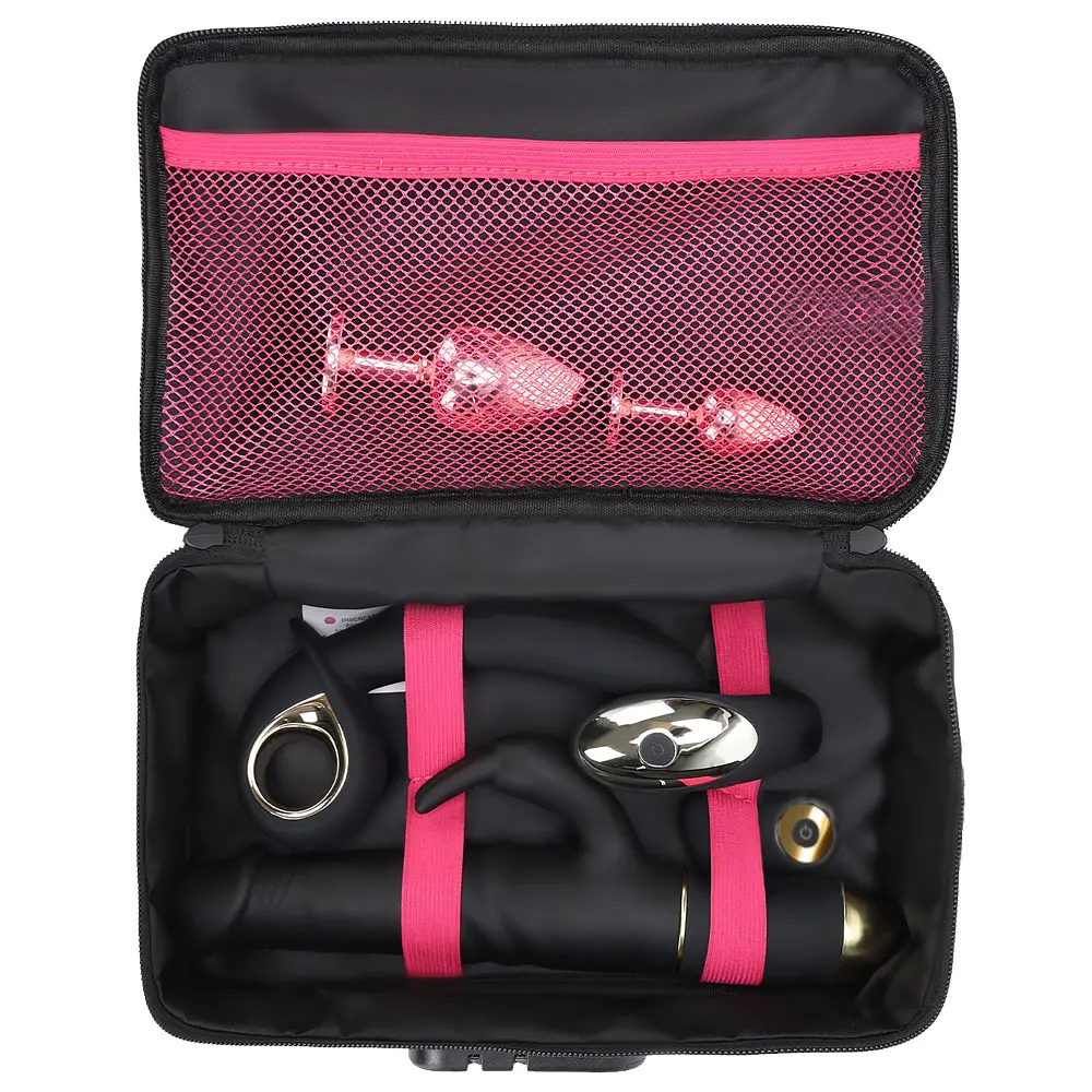 Сумка для іграшок Dorcel Discreet Box чорна - фото 4