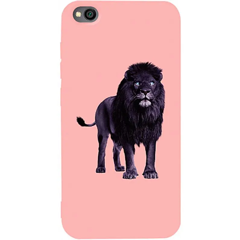 Чохол-накладка Toto Matt TPU 2 mm Print Case Xiaomi Redmi Go #36 Blacklion Pink