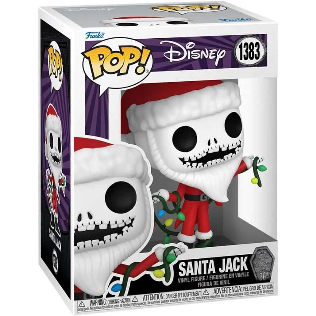 Фігурка Funko Pop Фанко поп Jack The Nightmare Before Christmas Джек Кошмар перед Різдвом 10 см JS NBC 1383 - фото 3