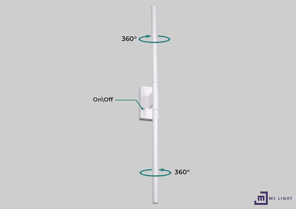 Настенный светильник MJ-light KONO WALL 3200K WH 15006 - фото 4