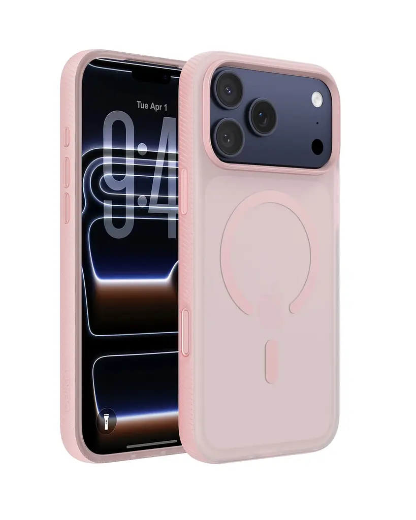 Чехол Belkin для iPhone 17 Pro Max, Magnetic Protective Grip, Pink teh0019345 - фото 3