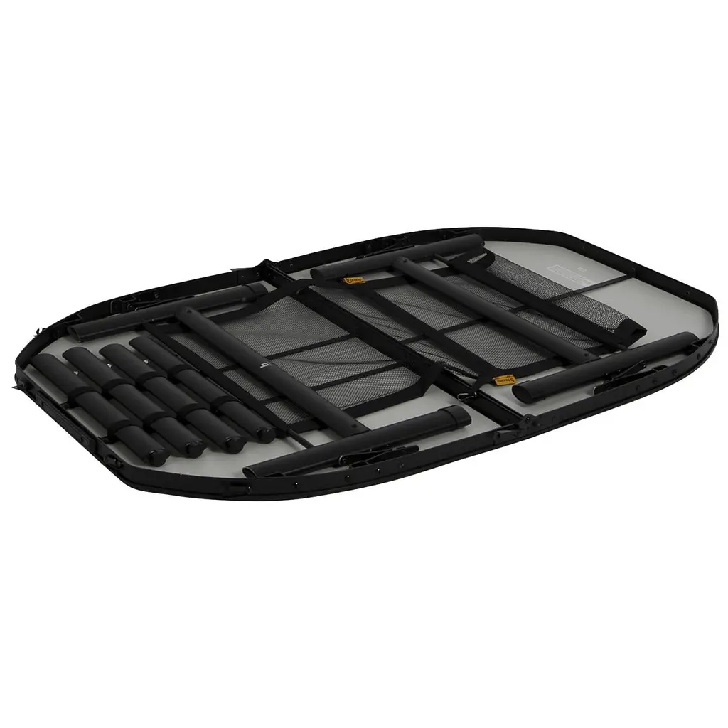 Стіл Bo-Camp Northgate Oval 120x80 cm Black/Grey (1404187) - фото 6