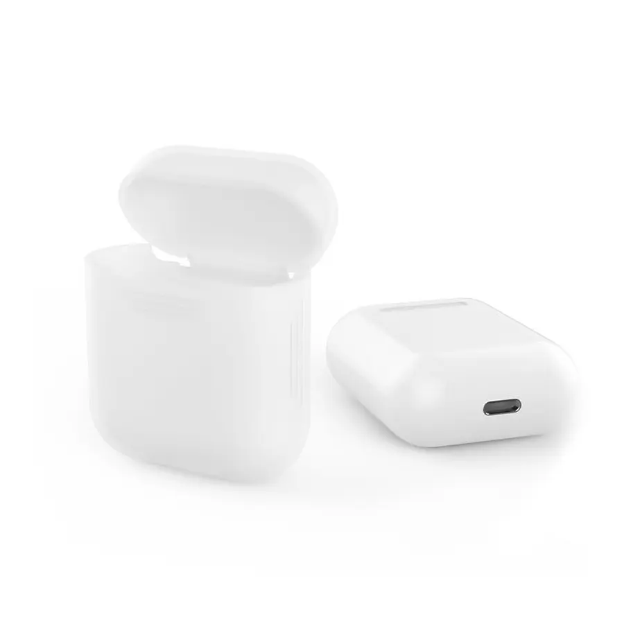 Чехол для airpods 1/2 Прозрачный, силиконовый чехол для наушников Apple чехол для кейса Airpods - фото 5