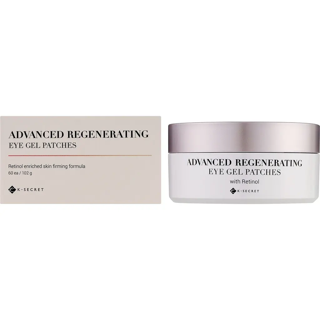 Патчі проти зморщок K-Secret Advanced Regenerating Eye Gel Patches With Retinol 60 шт. - фото 2