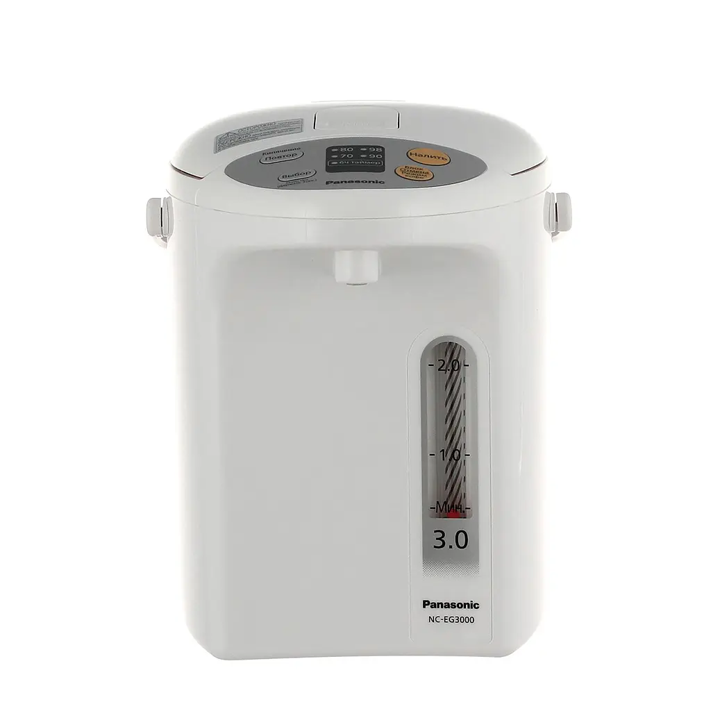 Електричний термопот Panasonic 3 л білий (NC-EG3000WTS) - фото 3