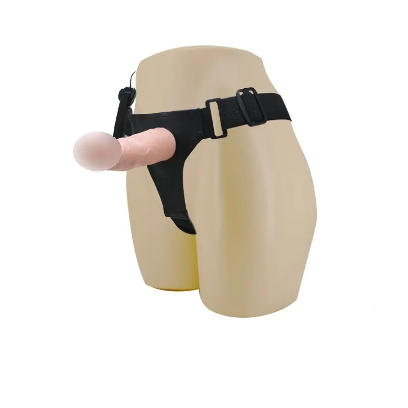 Чоловічий страпон - Ultra Passionate Harness Vibrating Flesh, 15 см Baile BW-022048 88382 - фото 3