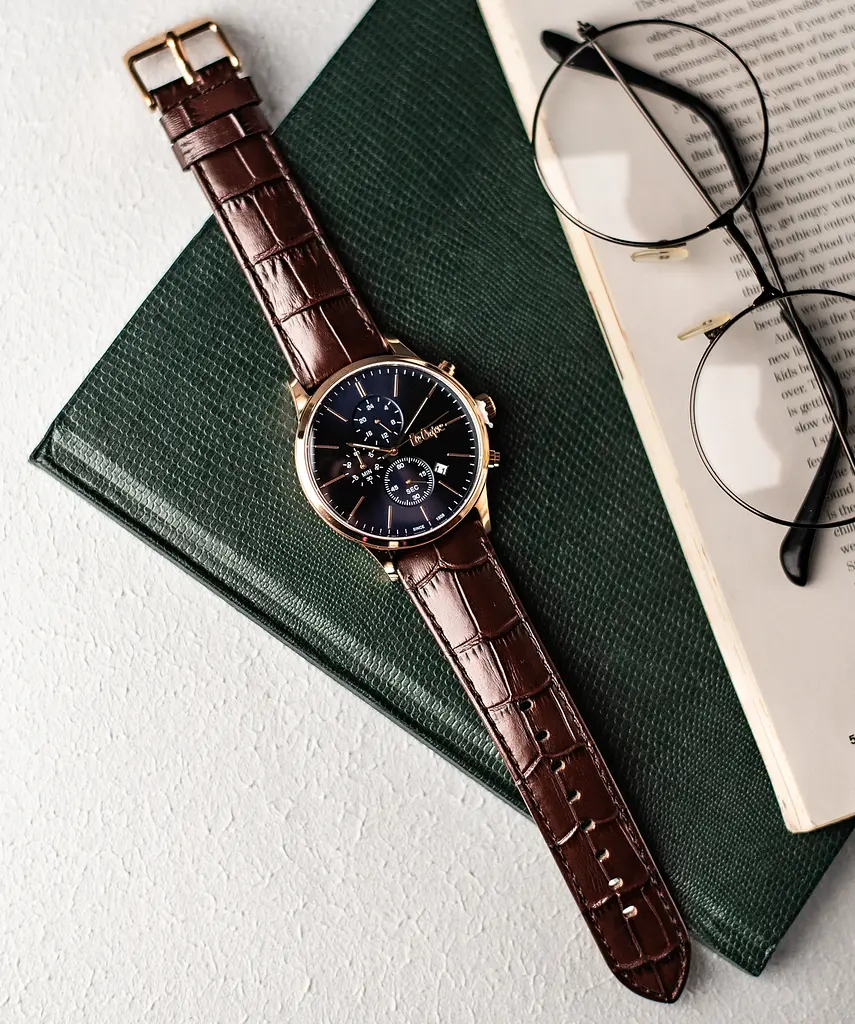 Годинник Lee Cooper Leather Gold - фото 4