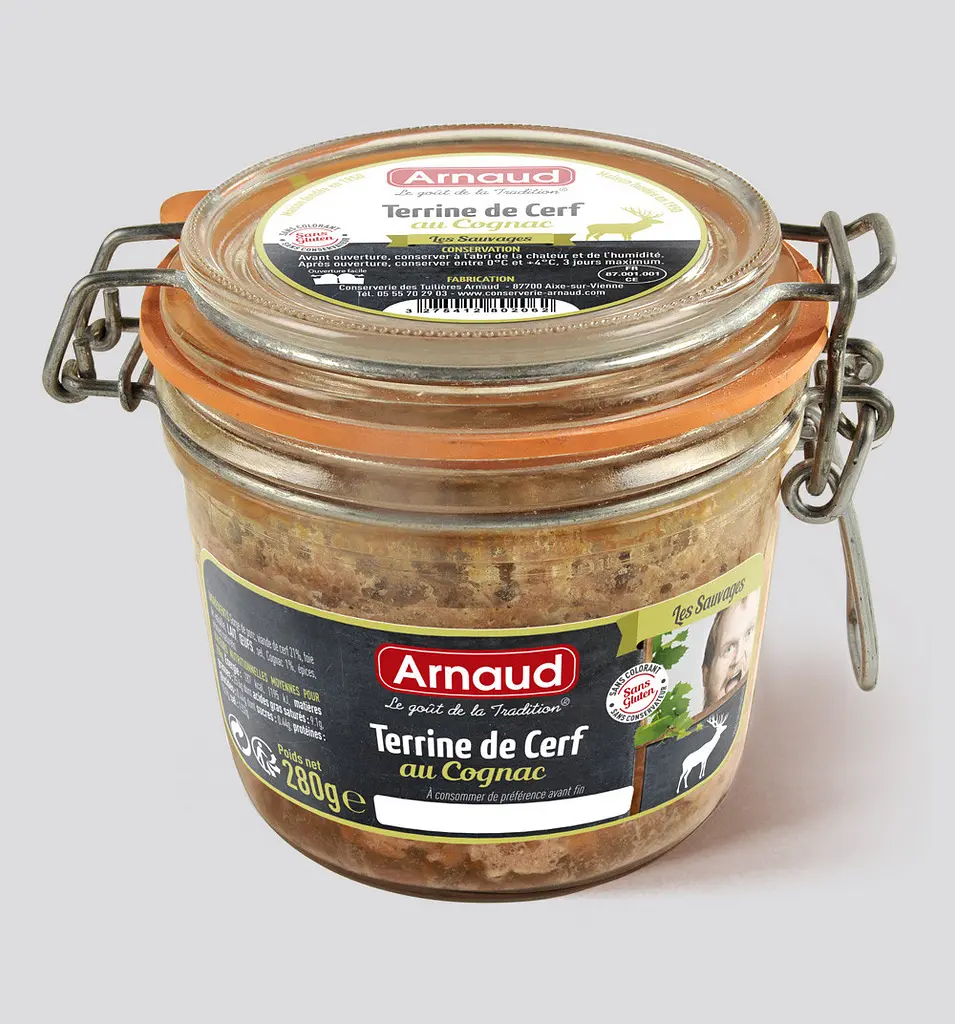 Паштет Arnaud Terrine de Cerf au Cognac із оленя та коньяком 280 г