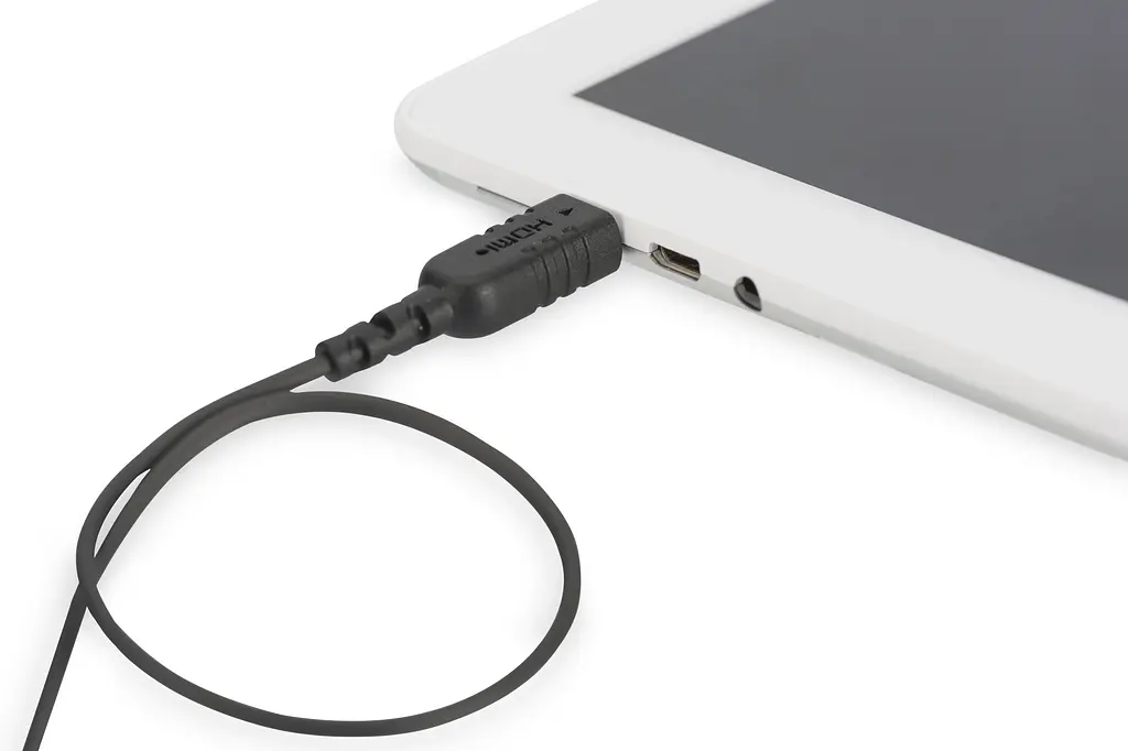 Кабель Digitus HDMI - miniHDMI Ultra HD 2m black - фото 4