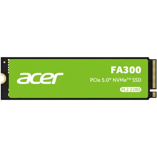 SSD 2Tb Acer FA300 M.2 2280 NVMe 2.0 PCIe Gen 5x4 3D NAND, Retail - фото 2