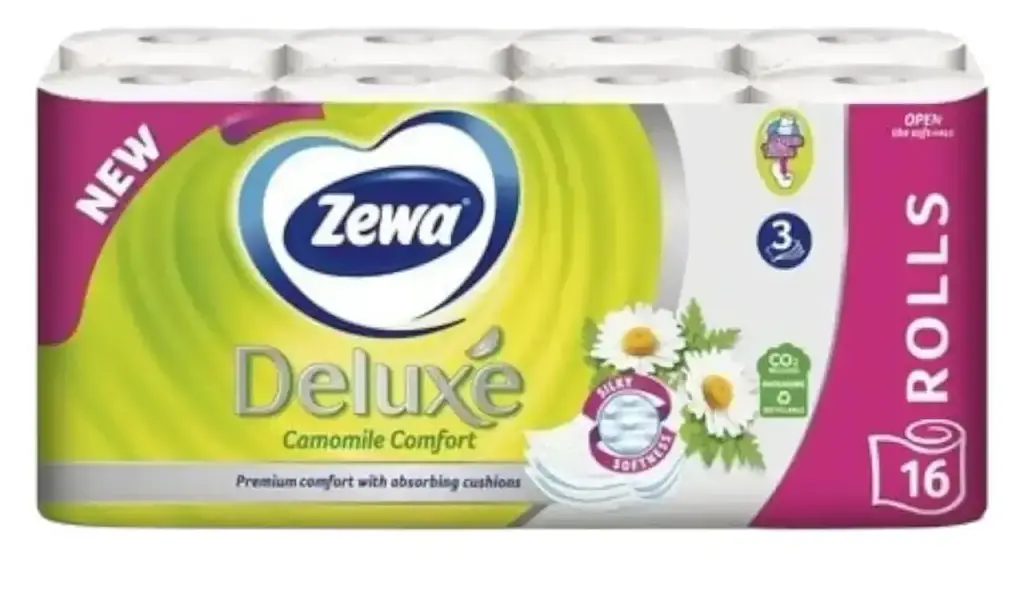 Туалетний папір Zewa Deluxe Ромашка