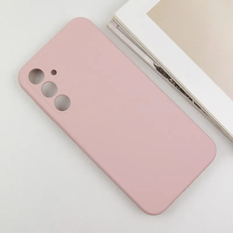 Чохол Silicone Cover Lakshmi Full Camera (AAA) для Samsung Galaxy A26 5G Рожевий / Pink Sand - фото 5