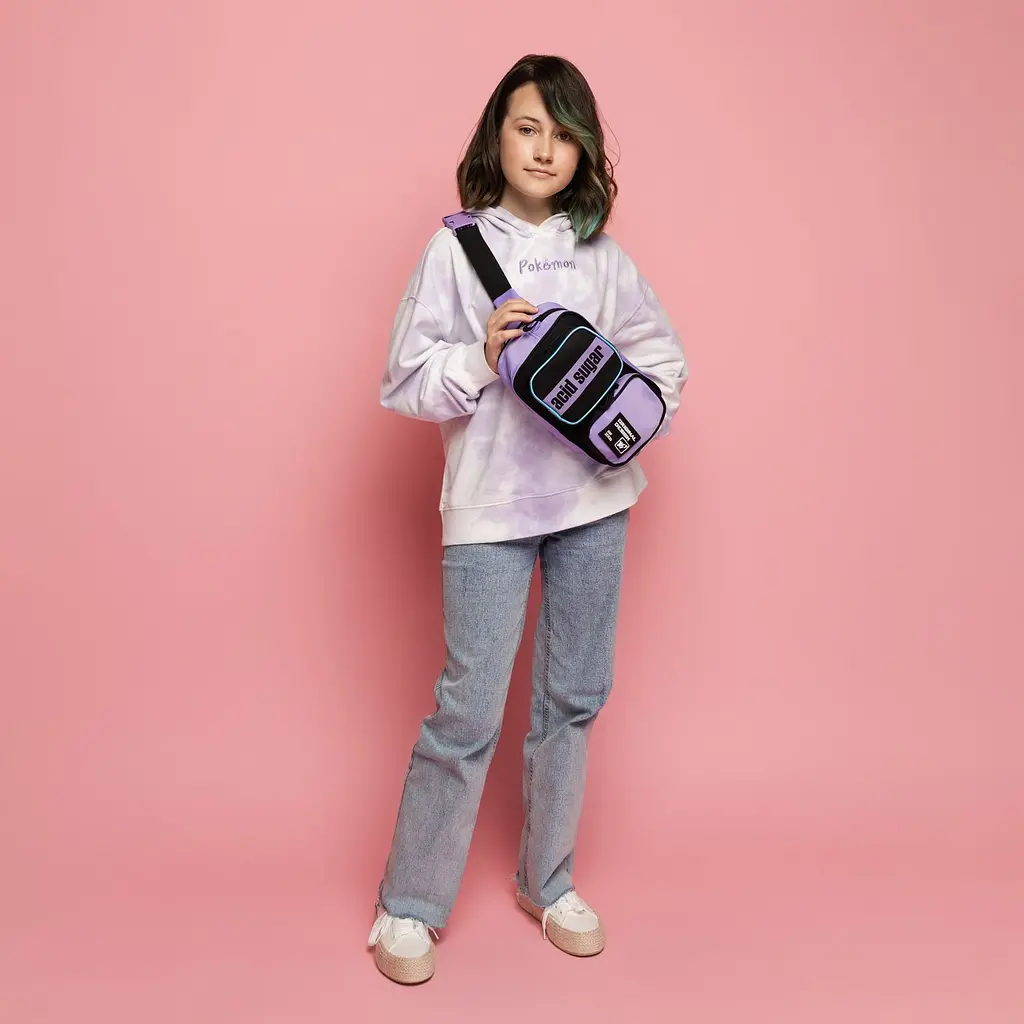 Сумка на пояс Yes SP-31 Acid Sugar бузкова 25 х 15.5 x 6 см (559528) - фото 3