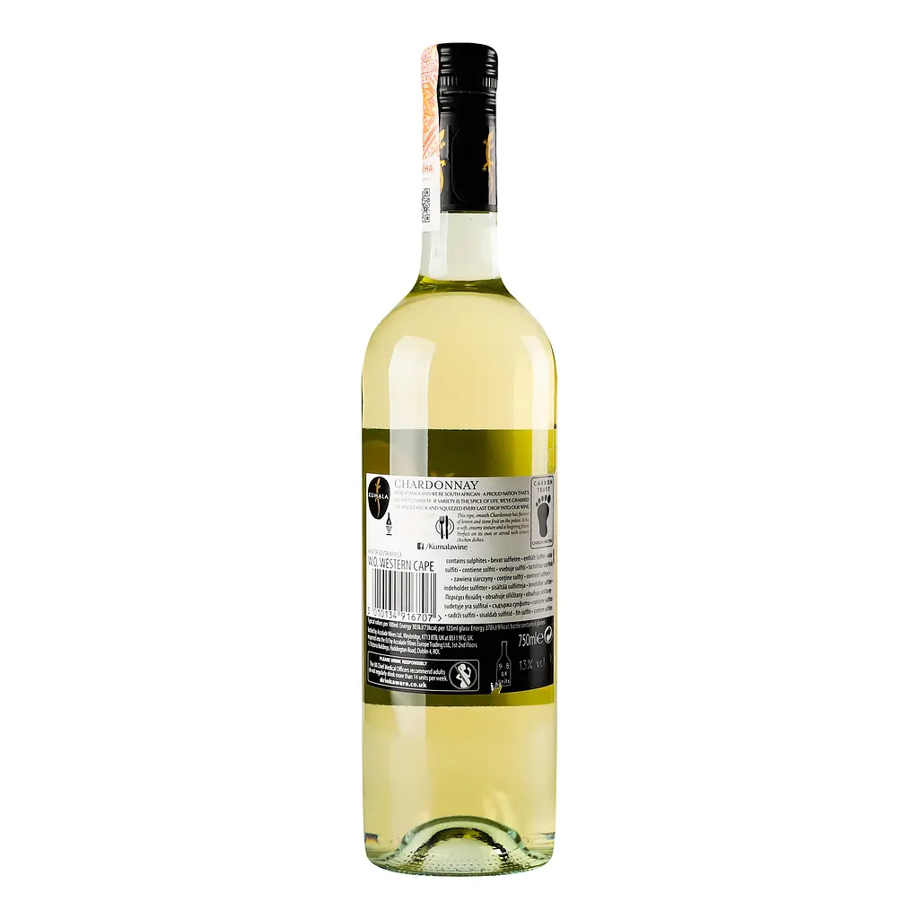 Вино Kumala Chardonnay, 13%, 0,75 л - фото 4