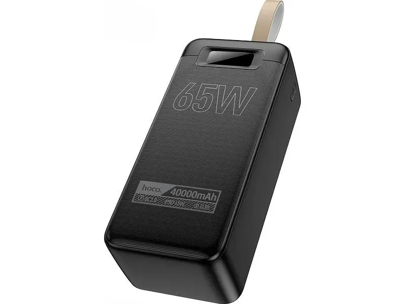 Зовнішній акумулятор (Power Bank) Hoco DB82 Aquila 40000mAh Black - фото 4