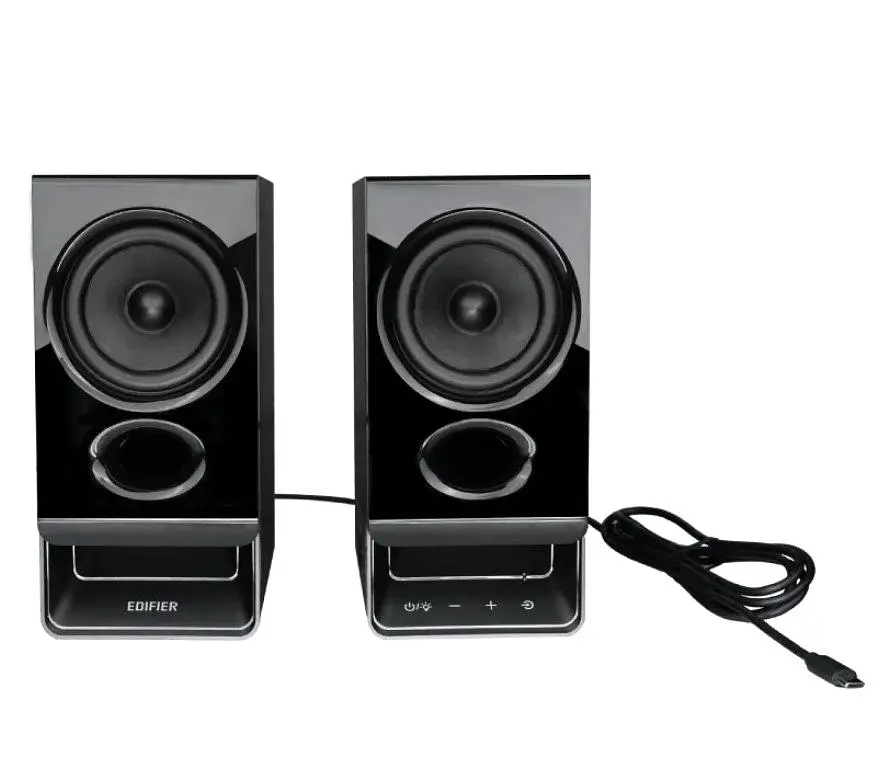 Комп'ютерні колонки 2.0 Edifier R-20-BT 5W USB-C, AUX, Bluetooth Black - фото 4