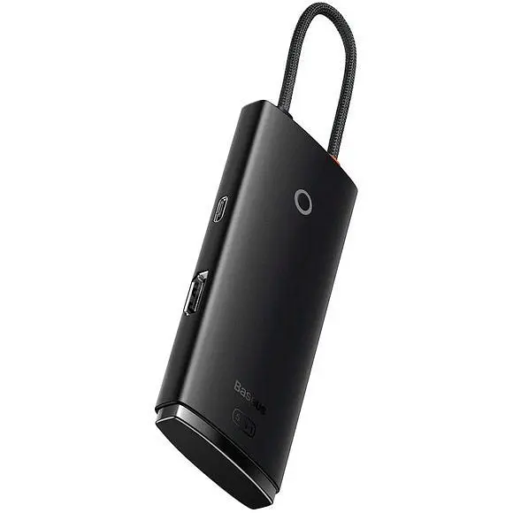 USB-хаб Baseus Lite Series 5-Port Type-C HUB Docking Station Black (WKQX040001) [89299] - фото 2