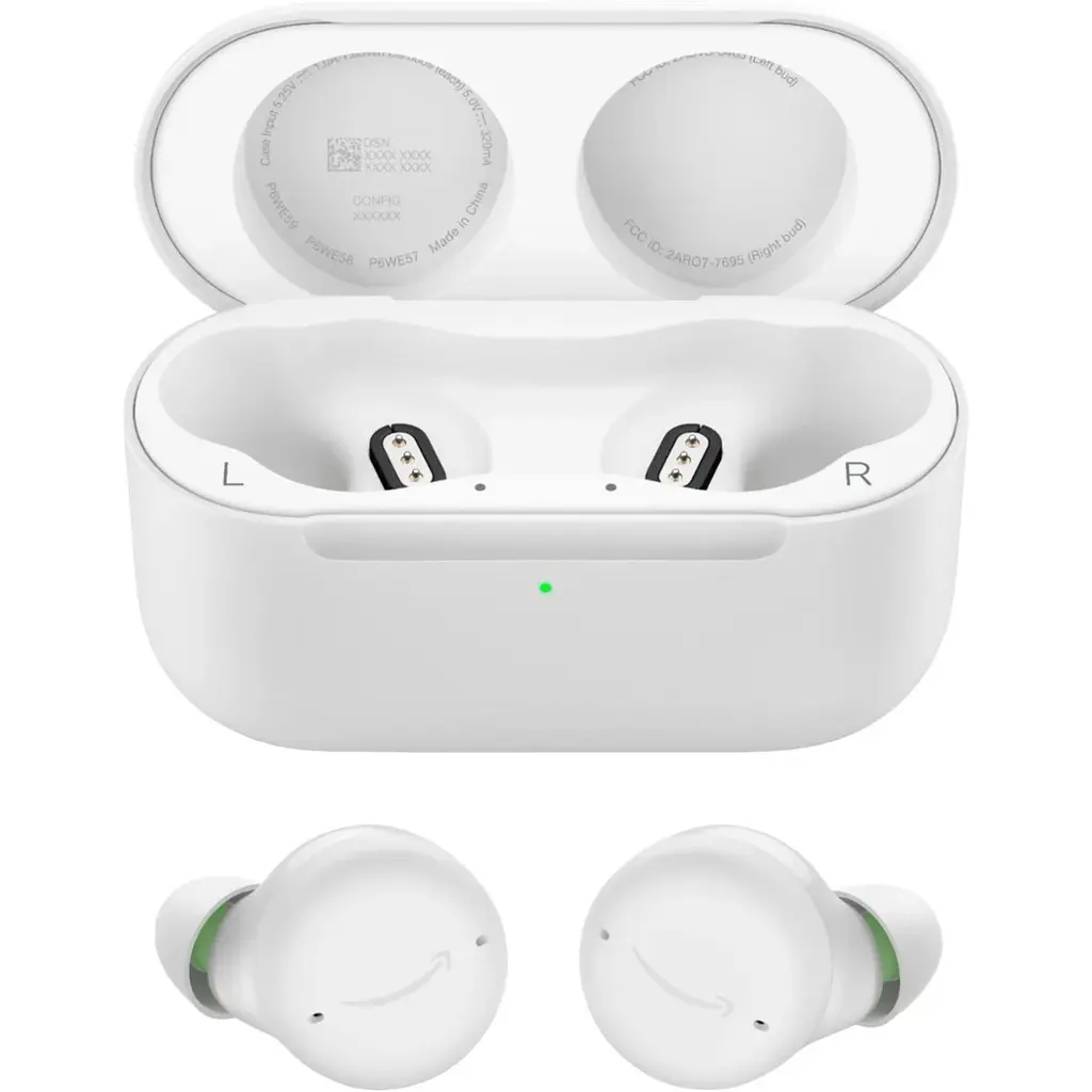 Навушники Amazon Echo Buds (2nd Gen) Glacier White [123017] - фото 4