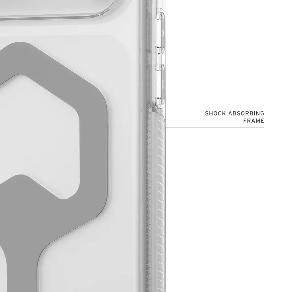 Чохол UAG для iPhone 17 Pro Max, Plyo MagSafe, Ice/Silver teh0019324 - фото 5