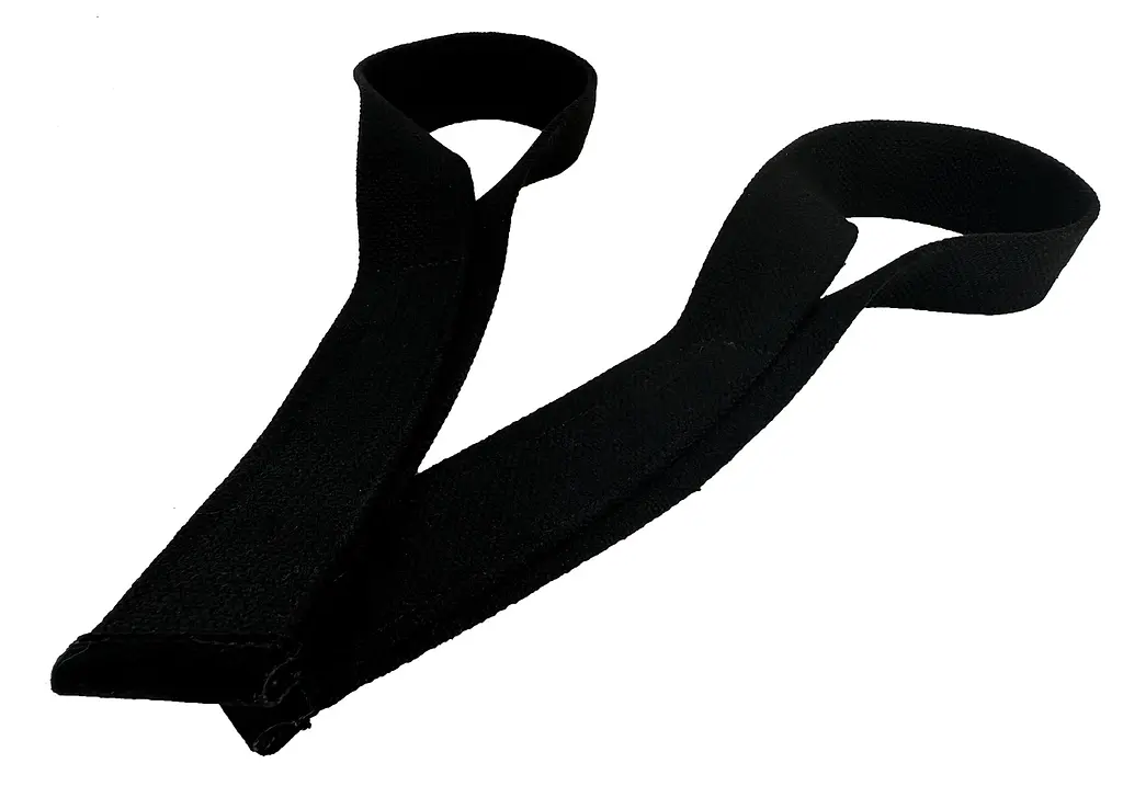 Лямки атлетичні EasyFit Delta Long для станової тяги чорні (EF-0050) - фото 5