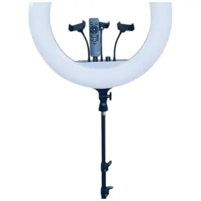 Лампа кільцева LED RL-21 з пультом і штативом - фото 6