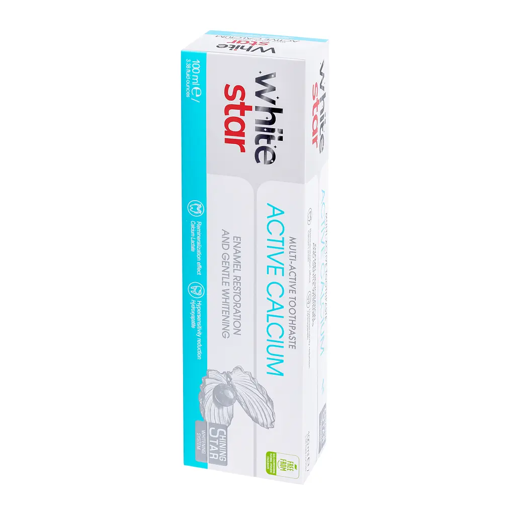 Мультиактивна зубна паста White Star Active Calcium100 мл - фото 5