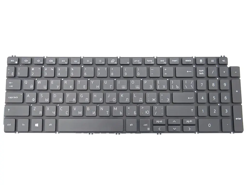 Клавіатура для DELL Inspiron 7591 5590 5591 5598 7590 5593 5584 7790 P90F P83F 7500 7501 5501 5502 (RU Black з підсвічуванням) - фото 3