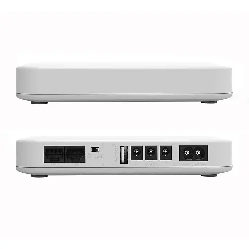 Джерело безперебійного живлення для роутера ColorWay Mini DC UPS, White, 10000 mAh (37Wh), 1xDC (12V/1.4A), 1xDC (9V/1.8A), 1xDC (5V/1.8A), 1xUSB (5V/1.8A), PoE (15V/1.3A / 24V/0.9A), індикатор заряду (CW-PB100LI3WT) - фото 4