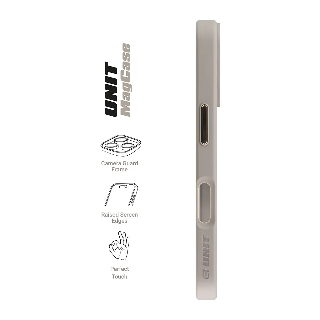 Чехол Apple iPhone 17, Unit MagSafe, серый, прозрачный, магсейф, противоударный, магнитный, панель-накладка с поддержкой MagSafe, с поддержкой беспроводной зарядки, TPU+PC, защита всего корпуса, ударопрочный, ArmorStandart (ARM86285) - фото 3