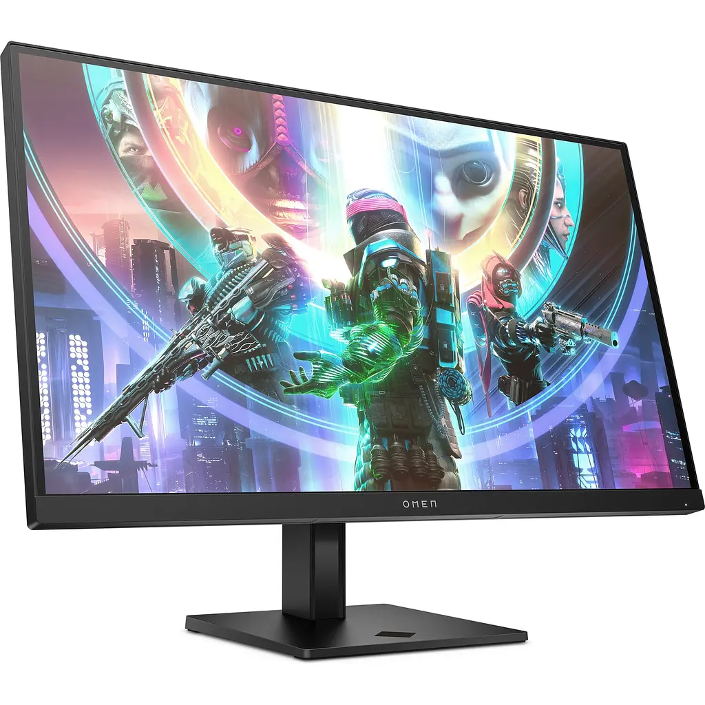 TFT 27" HP OMEN 27qs QHD, IPS, 240Hz, 1ms, 2xHDMI, DP, USB-hub, HAS, колонки, чорний - фото 2