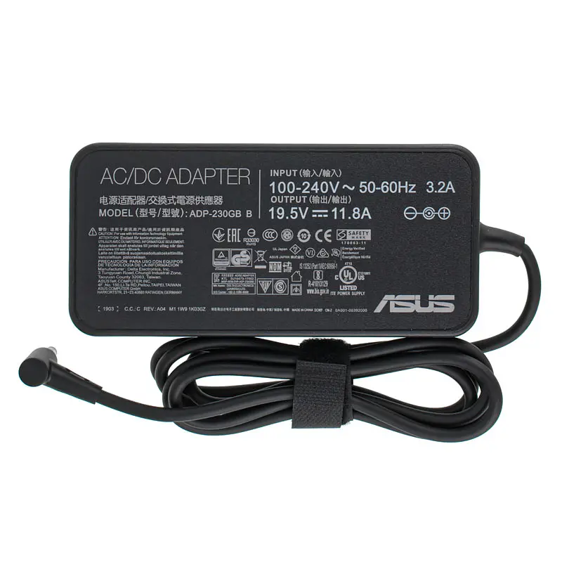 Блок живлення для ноутбука Asus 19.5V, 11.8A, 230W, 5.5x2.5мм, black (потрібен мережний кабель для ПК!) - фото 3