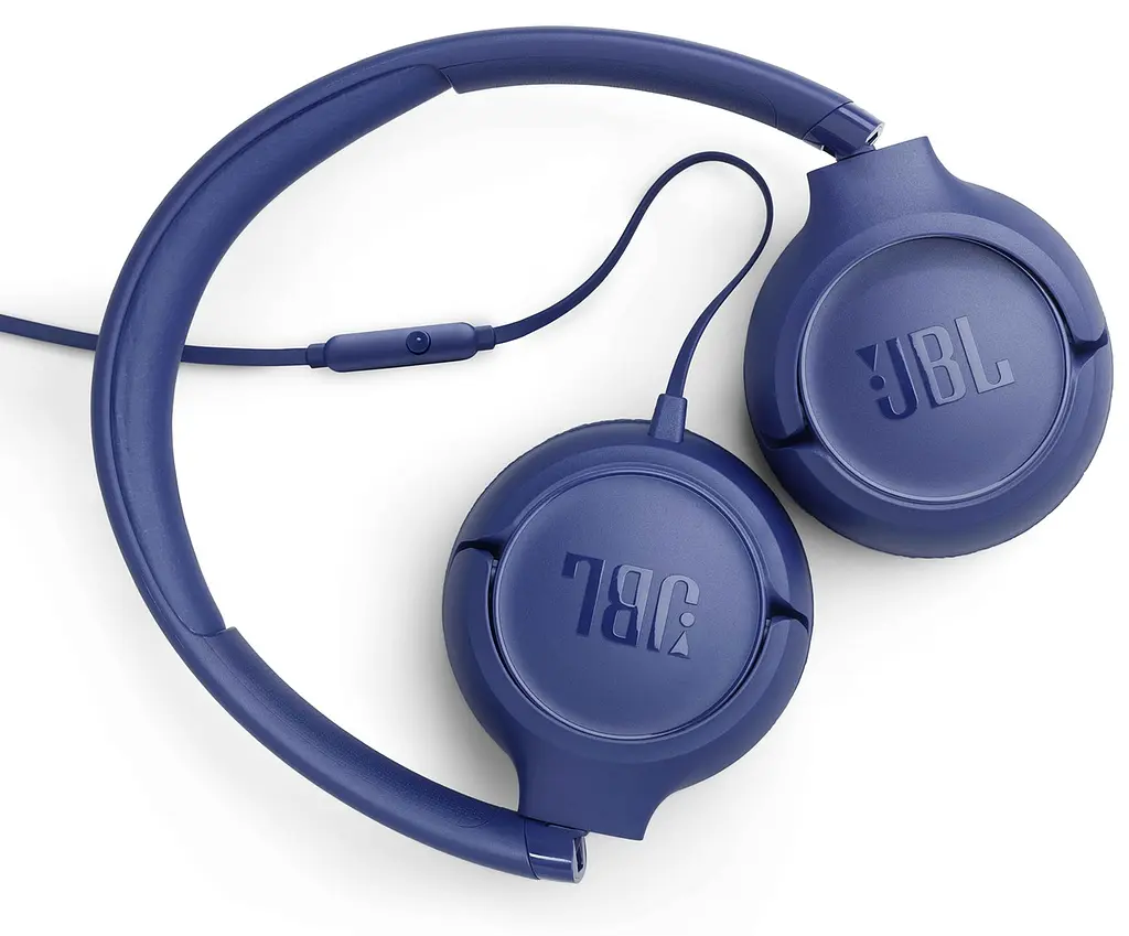 Дротові накладні навушники JBL TUNE 530 (JBLT530BLU) сині (7225517) - фото 2