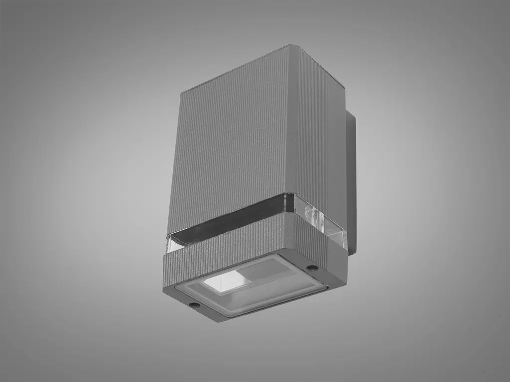 Светильник настенный фасадный Diasha DF-2124GR E27 IP67 16 см для кафе и улицы - фото 3