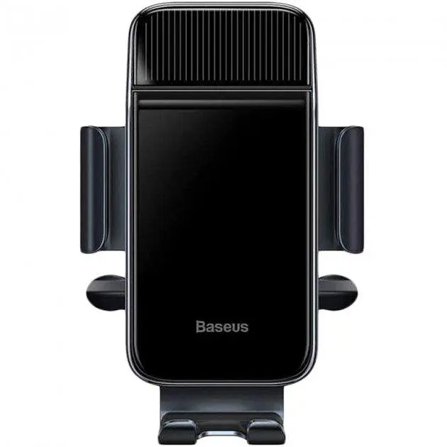 Автомобільний тримач холдер Baseus Smart Solar Power Wireless Car Mount Electric Holder SUZG000001 Black - фото 5