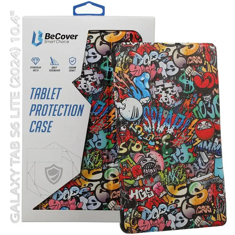 Чохол-книжка BeCover Flexible TPU Mate для Samsung Galaxy Tab S6 Lite -2024 10.4" P620/P625/P627 Graffiti (712519) - фото 5