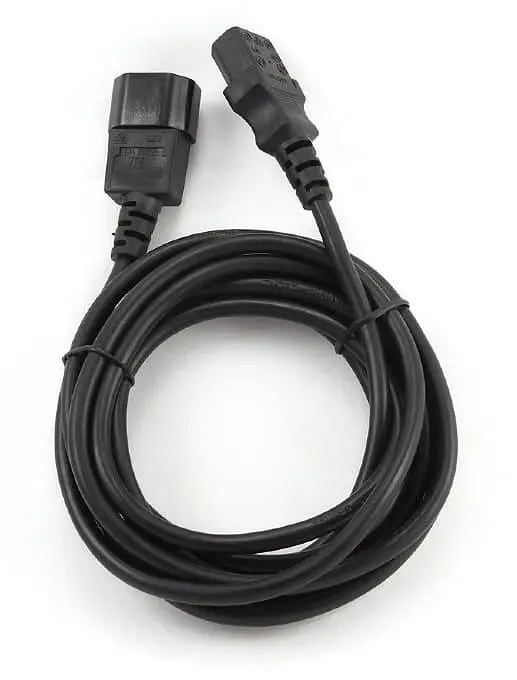 Кабель живлення Cablexpert PC-189-VDE-5M (С13-С14), VDE, черний, 5м (PC-189-VDE-5M) - фото 2