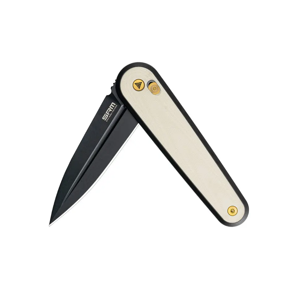 Ніж складаний кишеньковий SRM Twin 251MB-GT2 (7.6 см) N690 / G10 білий - фото 7