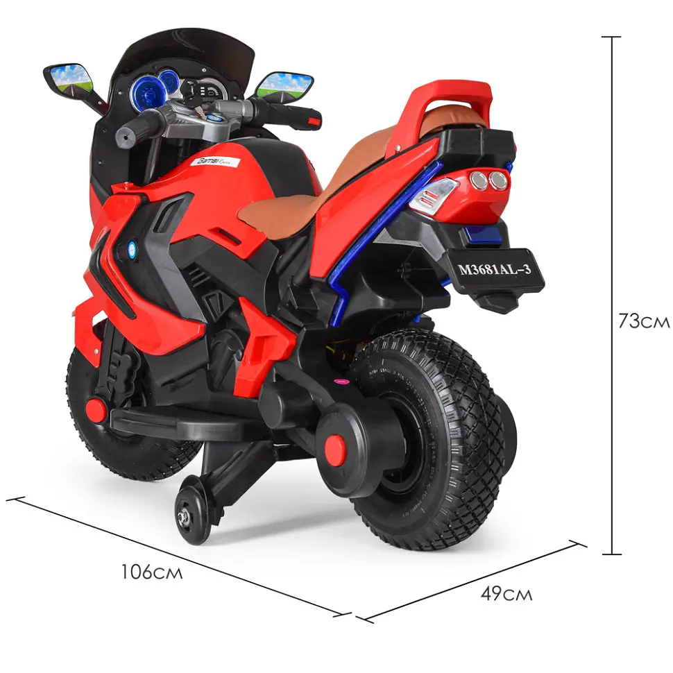 Дитячий електромобіль-мотоцикл Bambi Racer M 3681AL-3 до 60 кг - фото 2
