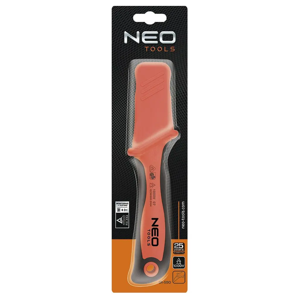 Neo Tools 01-550 Ніж монтерський (1000 В), 195 мм - фото 4