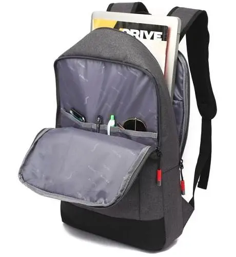 Рюкзак для ноутбука 16` Sumdex PON-261GY, Gray, поліестер, 43 x 28 x 7 см - фото 2