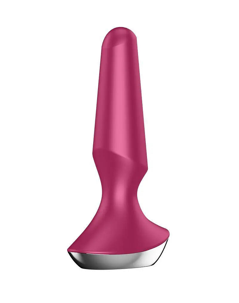 Анальна смарт-вібропробка Satisfyer Plug-ilicious 2, Червоний - фото 3
