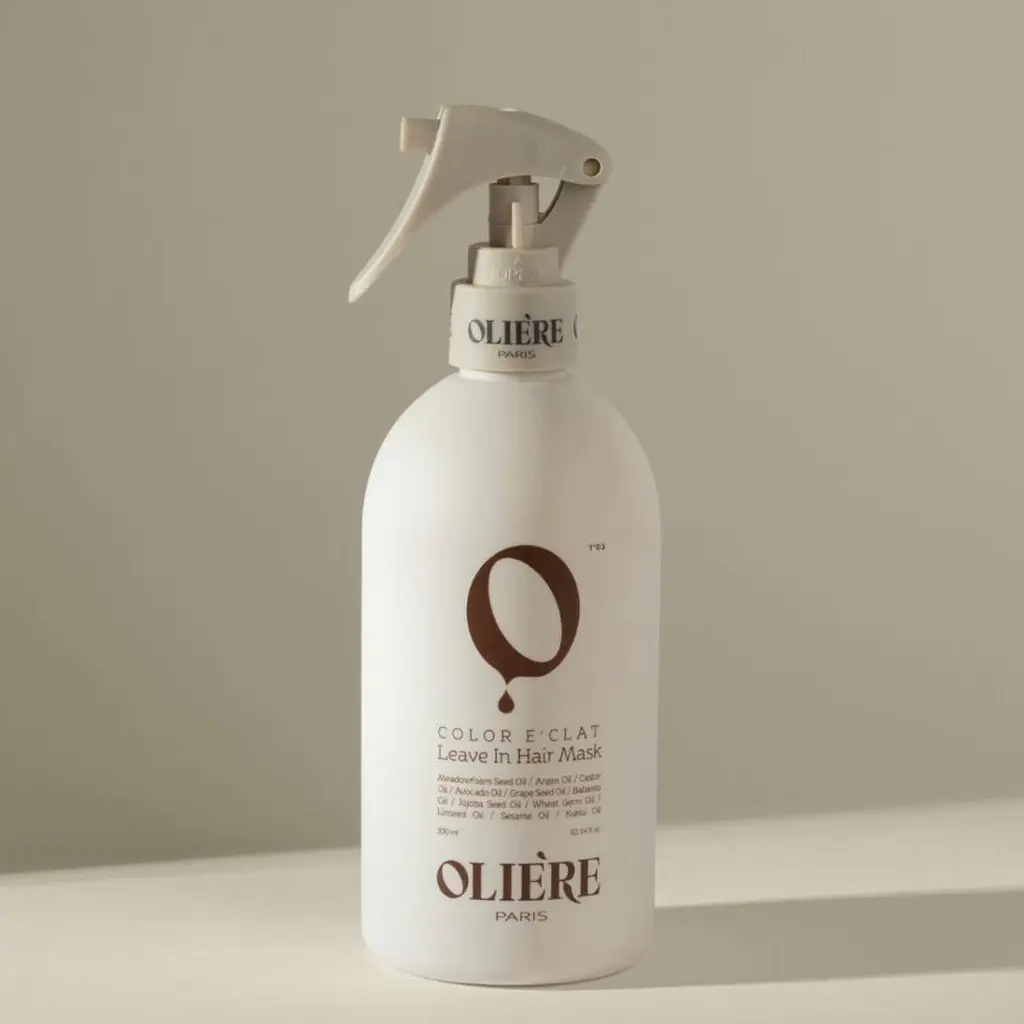 Незмивна спрей-маска для фарбованого волосся OLIE'RE PARIS Color E'Clat Leave In Hair Mask 300 мл - фото 2