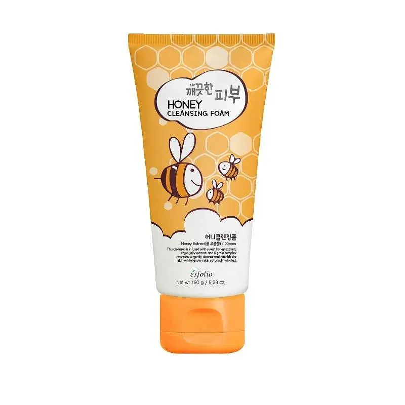 Пінка для вмивання обличчя Esfolio Pure Skin Honey Cleansing Foam Медова