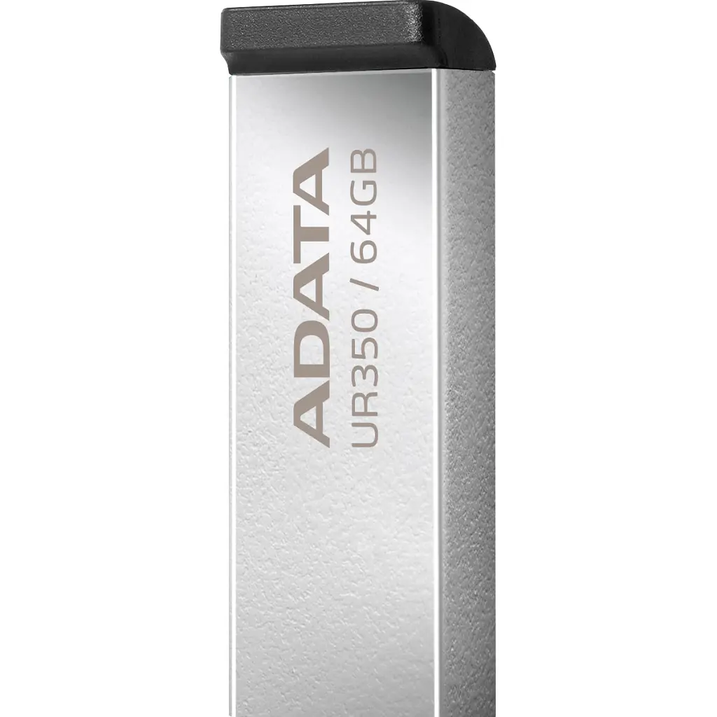USB-флешнакопичувач ADATA 64GB UR350 сріблясто-чорний USB 3.2 (UR350-64G-RSR/BK) - фото 3