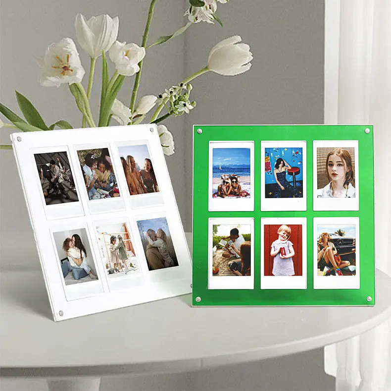 Фоторамка Fujifilm Instax Mini на 6 фото акрилова біла - фото 4