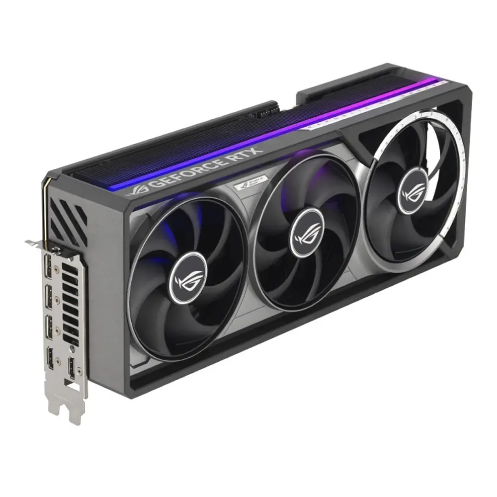 Відеокарта GeForce RTX 5080, Asus, ROG Astral OC, 16Gb GDDR7, 256-bit, 2xHDMI/3xDP, 2790/30000 MHz, 16-pin (ROG-ASTRAL-RTX5080-O16G-GAMING) - фото 3