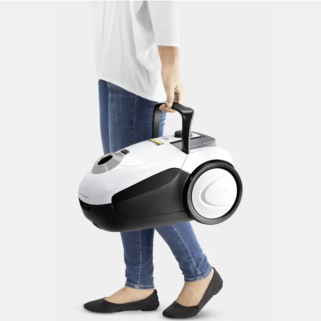 Пылесос мешочный Karcher VC 2.8 700 Вт 2 л НЕРА белый - фото 6
