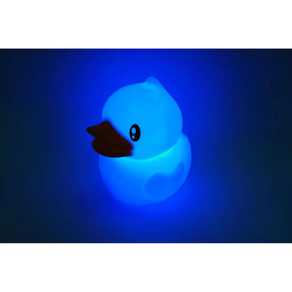 Нічник XPRO LED Каченя акумуляторне силіконове 7 кольорів підсвічування 11x11x13 см (42622-RD-29_224) - фото 8