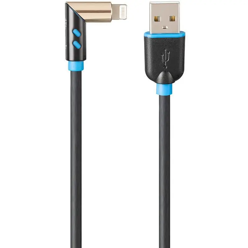 USB кабель Gelius Pro Maestro GP-UC01i Apple Black Lightning - фото 4