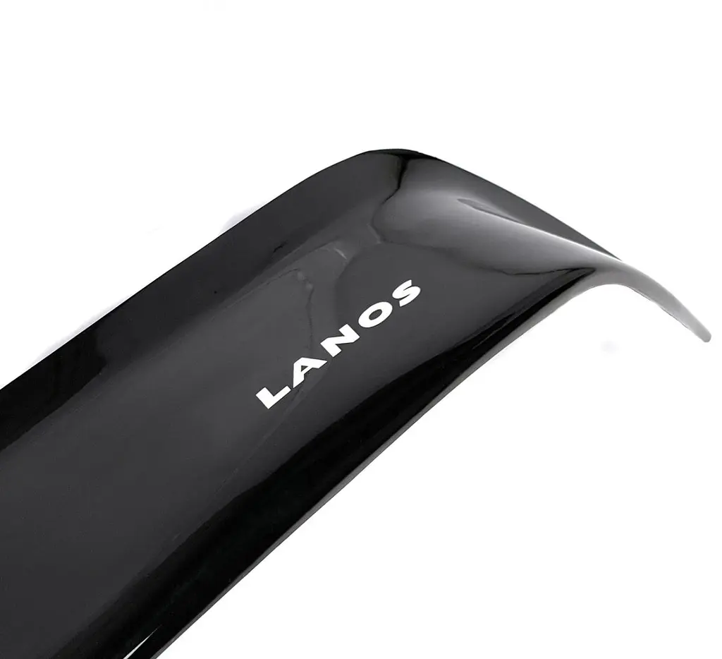 Cпойлер заднього скла козирок для Daewoo Lanos седан будиночком Г-подібний Voron Glass - фото 5